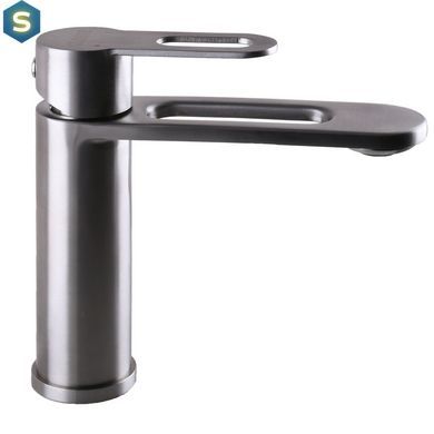 Смеситель для умывальника Globus Lux Ring SR-101, Хром матовый