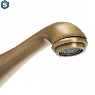 Смеситель для умывальника Yoka Marena brushed gold низкий BU.MARENA-GLD, Золотой