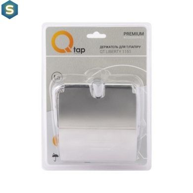 Тримач для туалетного паперу Qtap Liberty 1151 CRM, Хром