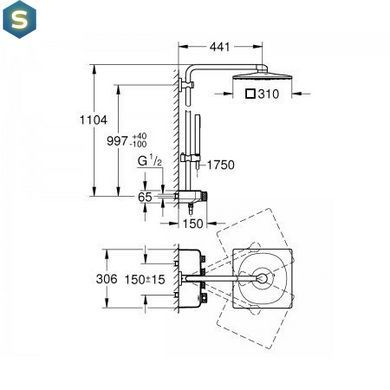 Душевая система Grohe Euphoria 26508000