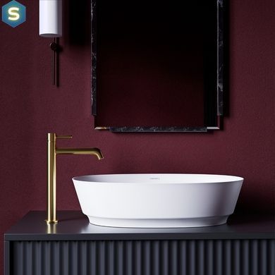 Смеситель для умывальника Omnires Y brushed gold высокий Y1212GLB, Золотой
