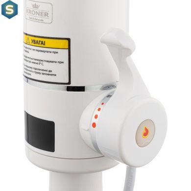 Проточний водонагрівач Kroner KRM Volt - CW090R з дисплеєм CV023245