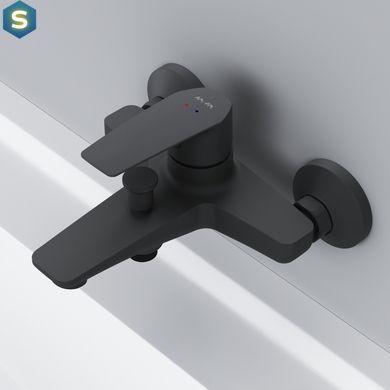 Смеситель для ванны Am.Pm Gem black matt F90E10022, Черный матовый