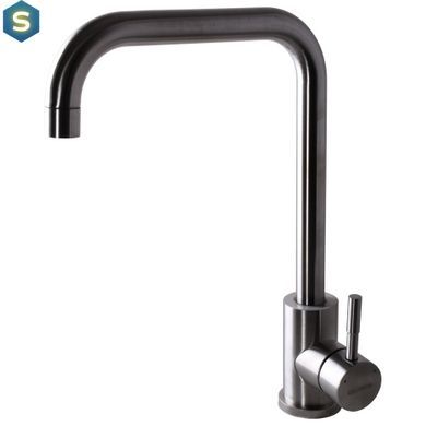 Змішувач для кухні Globus Lux Alpen SBT1-203L, Хром матовий