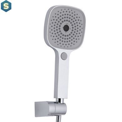 Змішувач для ванни Qtap Swan Eco з довгим поворотним виливом (з душовим гарнітуром) QTSWA2601CRM45533 Chrome, Хром