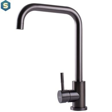 Смеситель для кухни Globus Lux Alpen SBT1-203L-GP, Графит