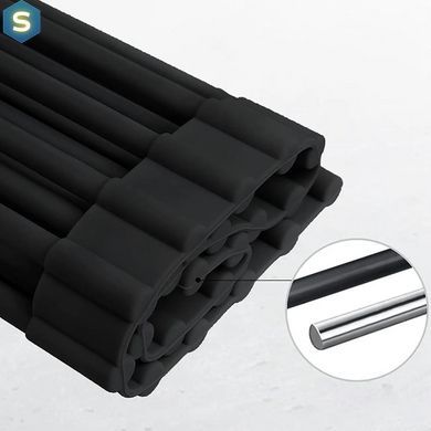 Сушилка для мойки Rea black рулонная HOM-07002, Черный матовый
