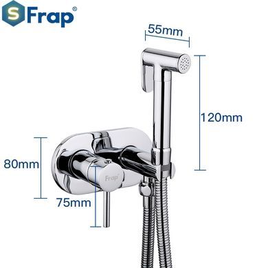 F7505 Змішувач для гігієнічного душу Frap 1/10, Хром