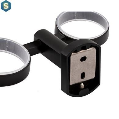 Стакан двойной Qtap Liberty BLM 1155, Черный матовый