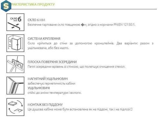 Душевая кабина Radaway Essenza Pro Gold KDD 90Lx80Rx200 10096090-09-01L+10096080-09-01R