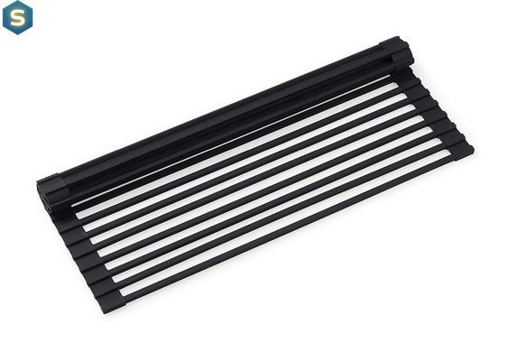 Сушилка для мойки Rea black рулонная HOM-07002, Черный матовый