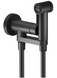 Набір гігієнічного душа прихованого монтажу Nobili Sanitary Fittings Velvet Black AV00600BM