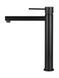 Смеситель для умывальника Corsan Lugo black mat высокий CMB7512BL, Черный матовый