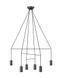Люстра Nowodvorski 9677 Imbria GU10 6x35W IP20 Bl