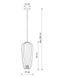 Підвісний світильник Nowodvorski 11243 Pumpkin S GU10 1x10W IP20 Umbra Gray