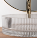 Умивальник Rea Ingrid transparent 40 накладний REA-U0278, Прозрачный