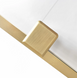 Душова кабіна Rea Montana 120x80 brashed gold KPL-K2512, Золотий, Універсальна, прозорий, золотий