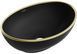 Умывальник Mexen Elza black gold EDGE накладной MEX-21014025, Золотой