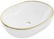 Умивальник Mexen Viki white gold Edge накладний MEX-21054805, Золотий