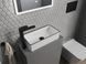 Умивальник Mexen Nadia 46 white black Edge накладний MEX-21614607, Білий