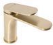Змішувач для умивальника Rea Marco brushed gold низький REA-B4897, Золотий