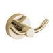 Гачок для рушників VBI Venus brushed gold подвійний VBI-040002BG, Золотий