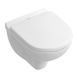 Унітаз підвісний Villeroy&Boch O.Novo 5688HR01 49 см з кришкою Soft Closing, Білий