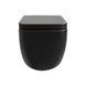 Унитаз подвесной Qtap Gemini безободковый с сиденьем Soft-close QT2533076EUQMB, Черный матовый