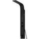 Душевая панель Corsan Alto black с изливом A017MBLW, Черный матовый