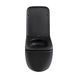 Унитаз подвесной Qtap Gemini безободковый с сиденьем Soft-close QT2533076EUQMB, Черный матовый