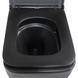 Унитаз подвесной Qtap Gemini безободковый с сиденьем Soft-close QT2533076EUQMB, Черный матовый