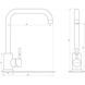 Смеситель для кухни Globus Lux Alpen SBT1-203L-GP, Графит