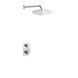 Душевая система Kohlman Foxal 30 chrome с термостатом + BOX скрытого монтажа KPL-QW431FR30, Хром