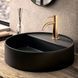 Смеситель для раковины Paffoni Light без донного клапана honey gold brushed LIG071HGSP, Золотой