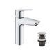Смеситель для раковины Grohe QuickFix Start M-Size 23746002 с донным клапаном, Хром