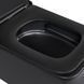 Унитаз подвесной Qtap Gemini безободковый с сиденьем Soft-close QT2533076EUQMB, Черный матовый