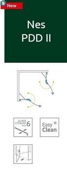 Душевая кабина Radaway Nes PDD II 90Lx80Rx200 10030090-01-01L + 10030080-01-01R