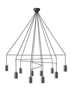 Люстра Nowodvorski 9680 Imbria GU10 10x35W IP20 Bl
