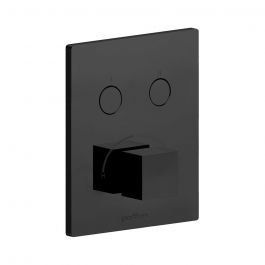 Смеситель для ванны/душа на 2 потребителя Paffoni Compact Box black matt CPM518NO, Черный матовый