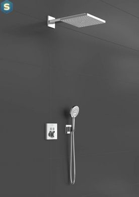 Душевая система скрытого монтажа Hansgrohe Raindance E 300 1jet ShowerSelect S с термостатом Chrome 27952000