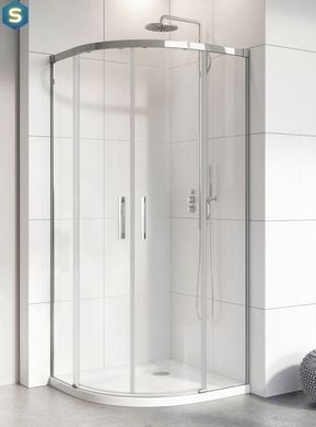 Душова кабіна Radaway Idea PDD 80Lx90Rx200 стекло прозора 387139-01-01 + 387150-01-01