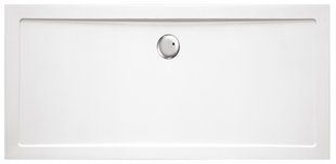 Душевой поддон Volle Compuesto 120x80x3,5 см прямоугольный white 4487.13128007, Белый, белый