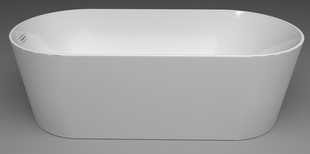 Ванна акриловая отдельностоящая Devit Ovale 170x80 см 17080136
