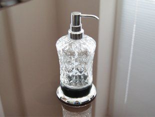 Дозатор жидкого мыла Kugu Versace Freestand 230C&B, Черный/золото