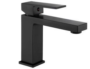 Змішувач для умивальника Mexen Uno black низький MEX-71400-70, Черный матовый