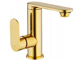 Смеситель для умывальника Mexen Milo gold низкий MEX-71305-50, Золотой