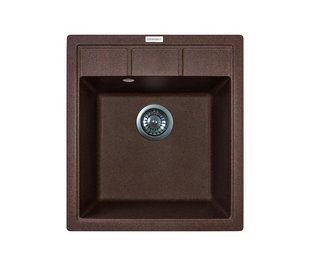 Кухонная мойка Adamant Brick 460x515x200 mokko 000000470, Цемент матовый