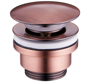 Донный клапан для раковины Mexen click-clack copper rose универсальный MEX-79930-45, Теплый закат