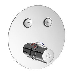 Термостат скрытого монтажа Imprese Centrum VRB-15410Z, Хром