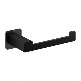 Тримач туалетного паперу Omnires Nelson black mat NL80510BL, Черный матовый